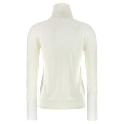 Max Mara White Virgin Wool Cardigan