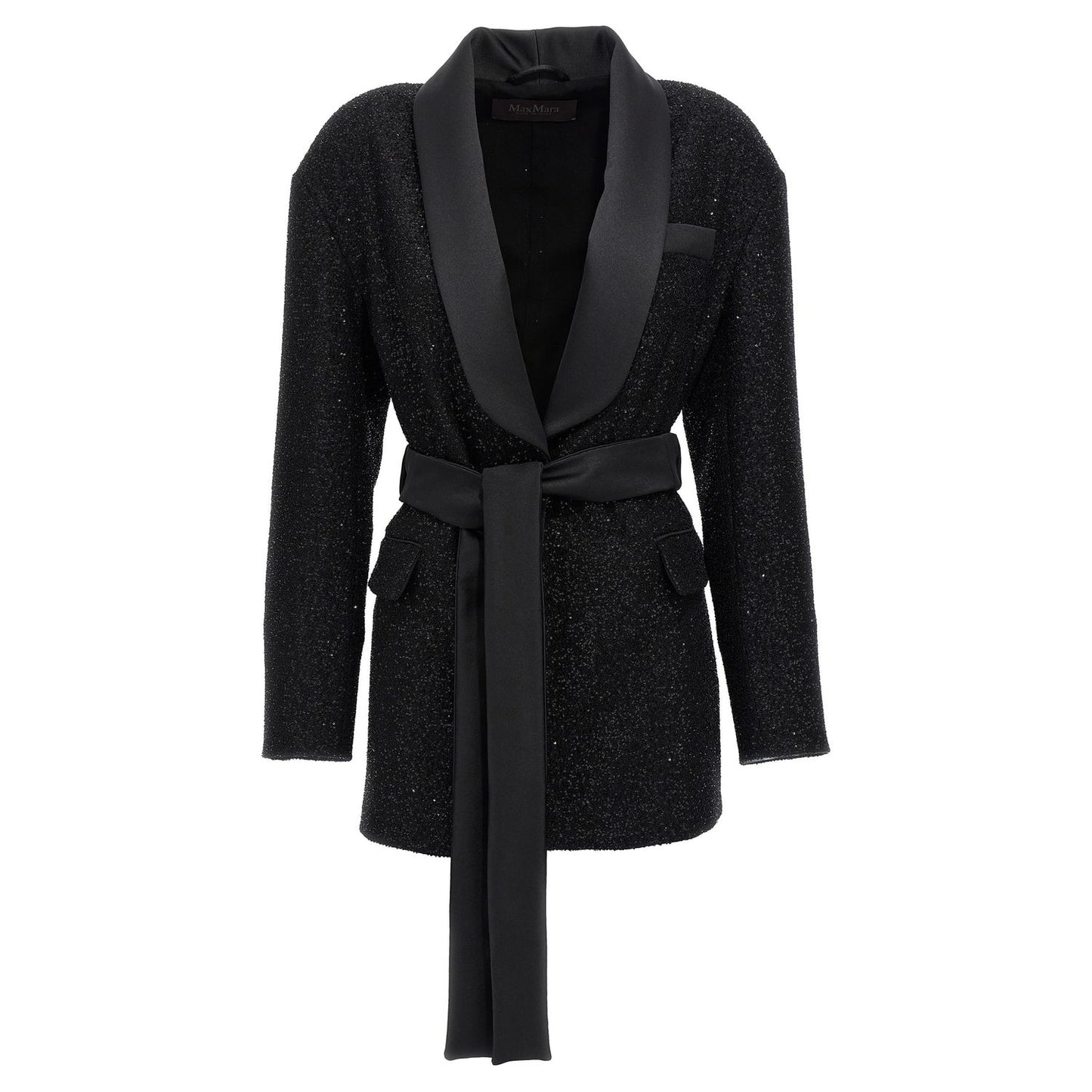 Max Mara Black Viscose Blazer