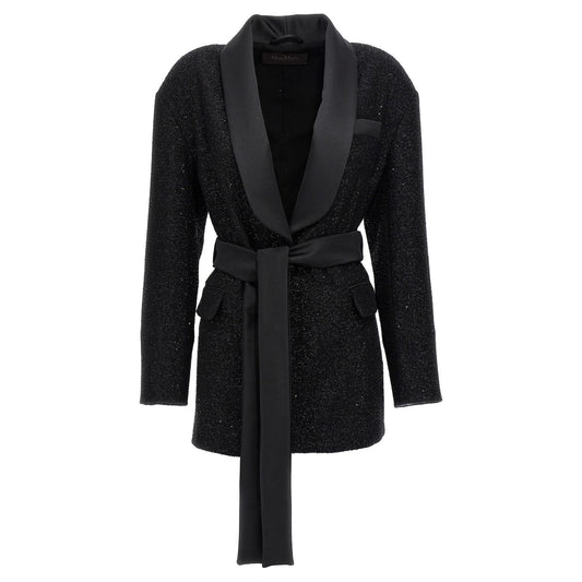 Max Mara Black Viscose Blazer