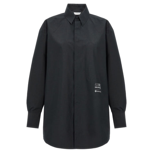 MM6 Maison Margiela Black Polyester Blouse