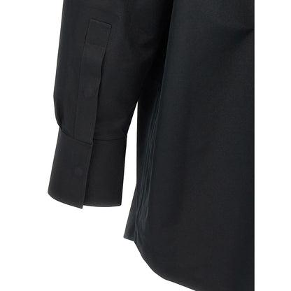 MM6 Maison Margiela Black Polyester Blouse