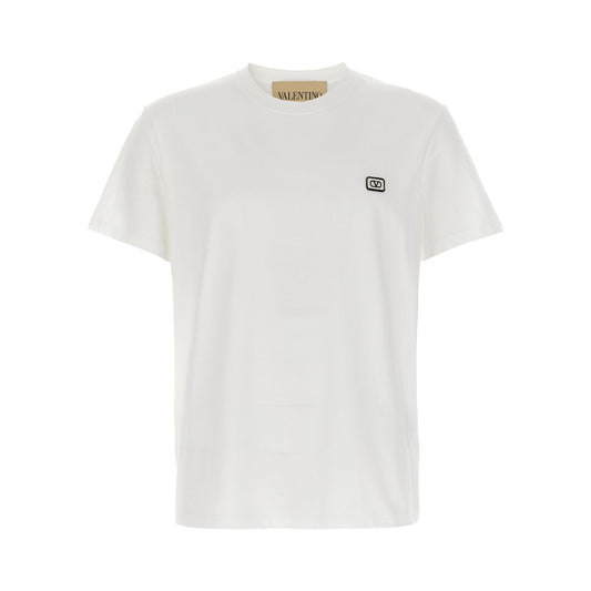 Valentino Garavani White Cotton T-Shirt