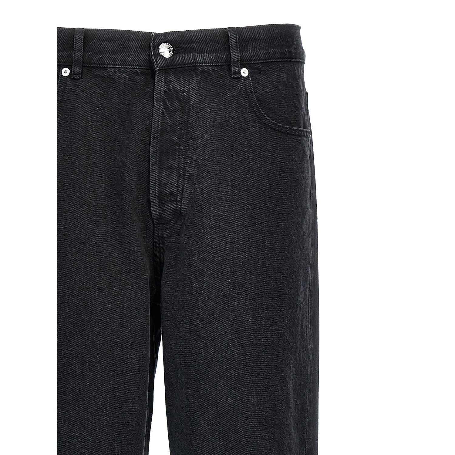 A.P.C. Black Cotton Straight-Leg Jeans