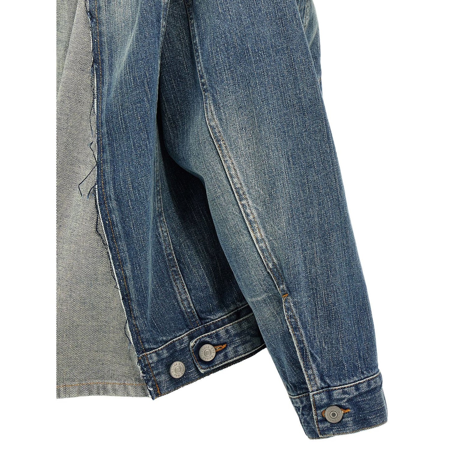 MM6 Maison Margiela Blue Cotton Denim Jacket