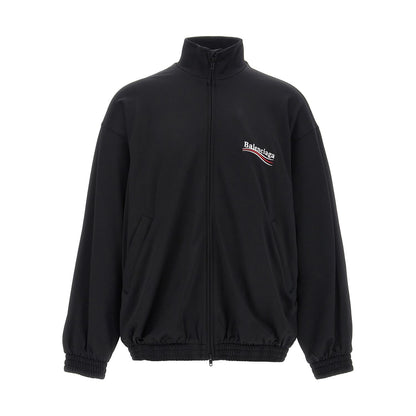 Balenciaga Black Polyamide Sweatshirt