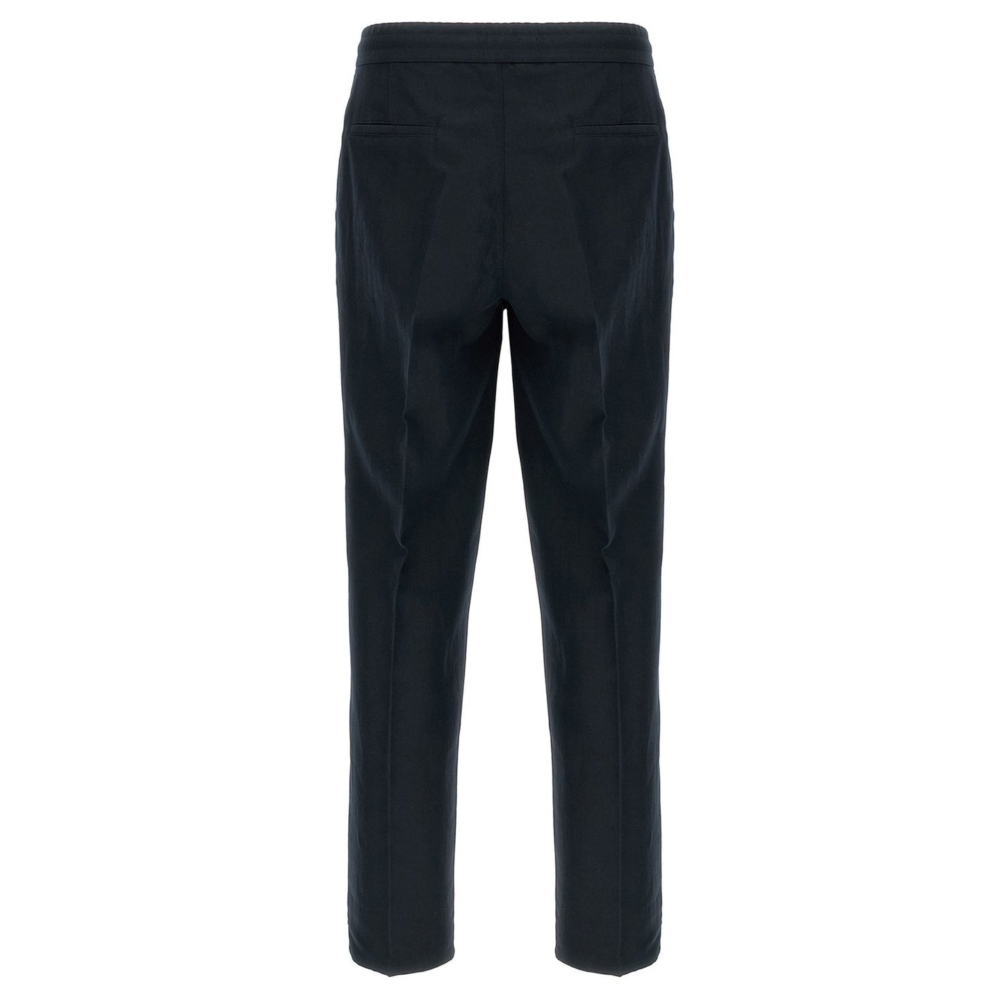 Brunello Cucinelli Blue Linen Casual Pants