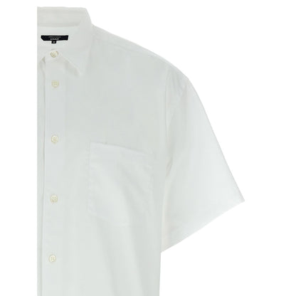 Comme Des Garçons White Cotton Blouse