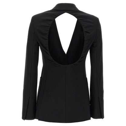 Max Mara Black Viscose Blazer