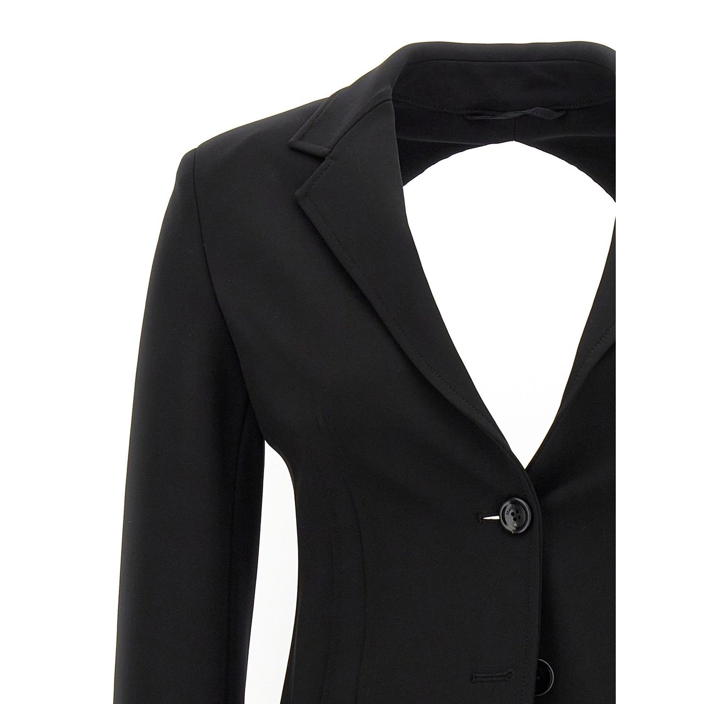 Max Mara Black Viscose Blazer