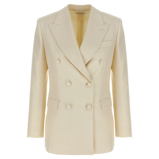 Brioni White Wool Blazer