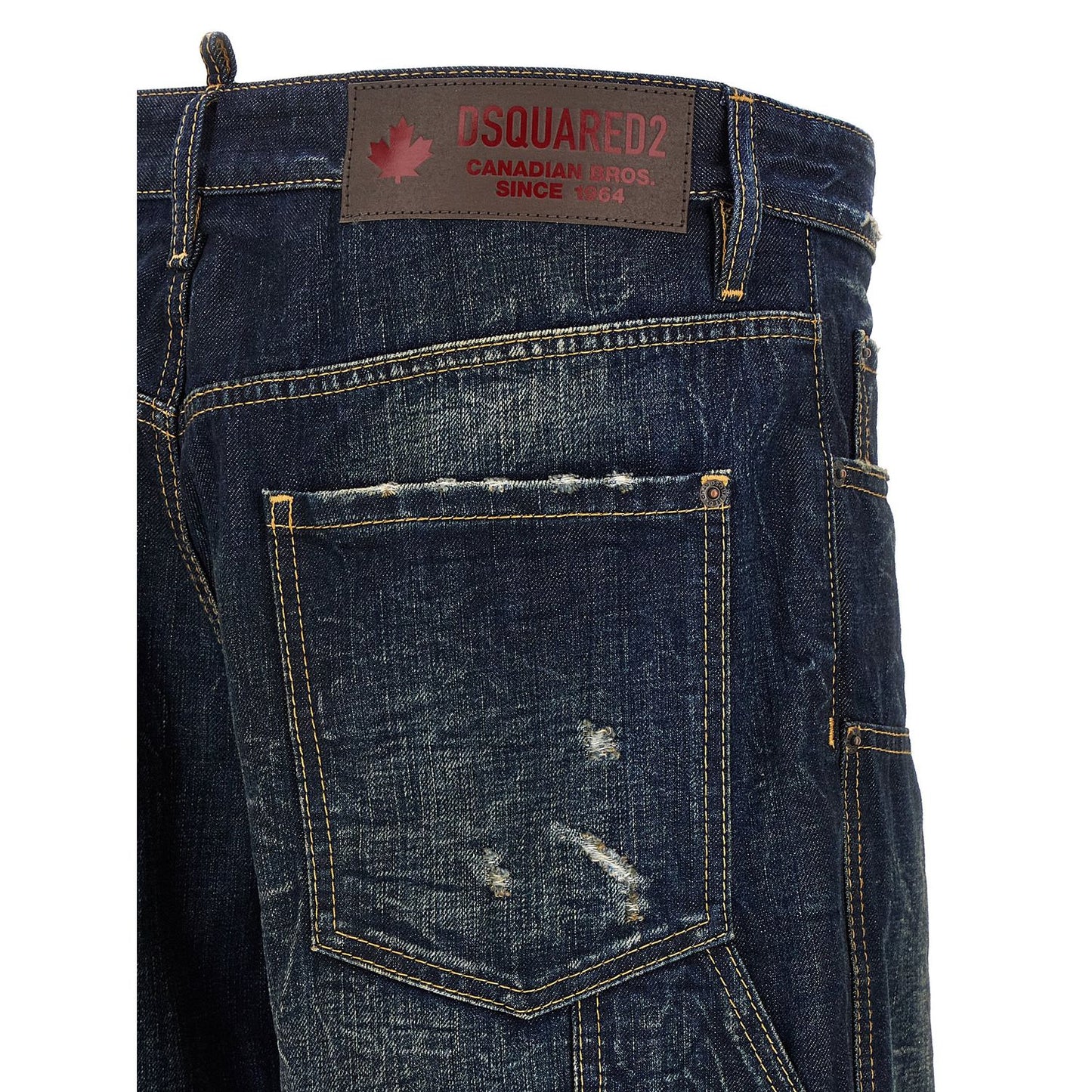 Dsquared² Blue Cotton Jeans Denim