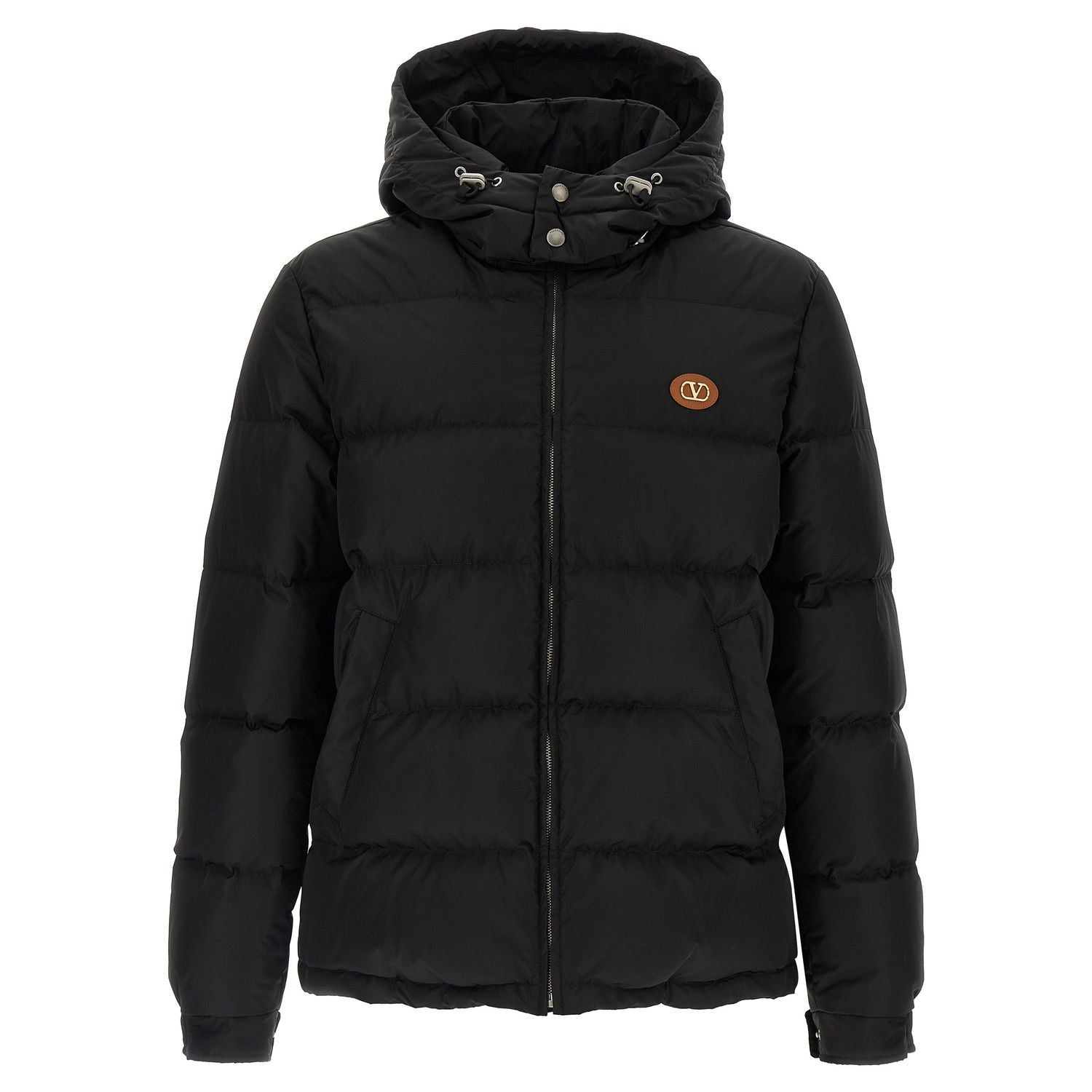 Valentino Garavani Black Polyamide Full-Length Jacket