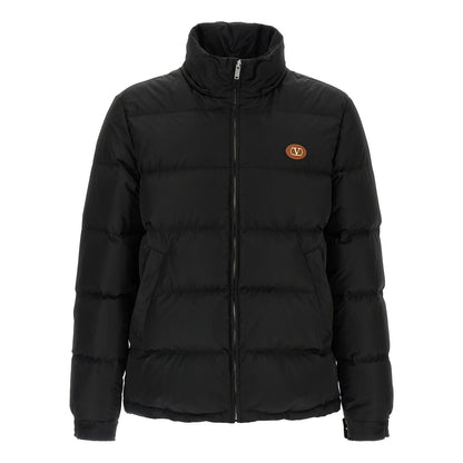 Valentino Garavani Black Polyamide Full-Length Jacket