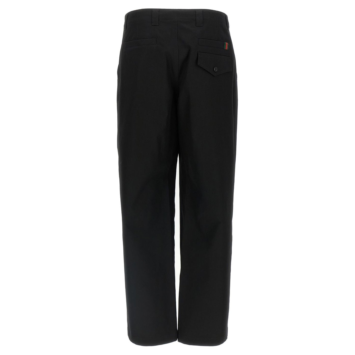Gucci Black Cotton Casual Pants