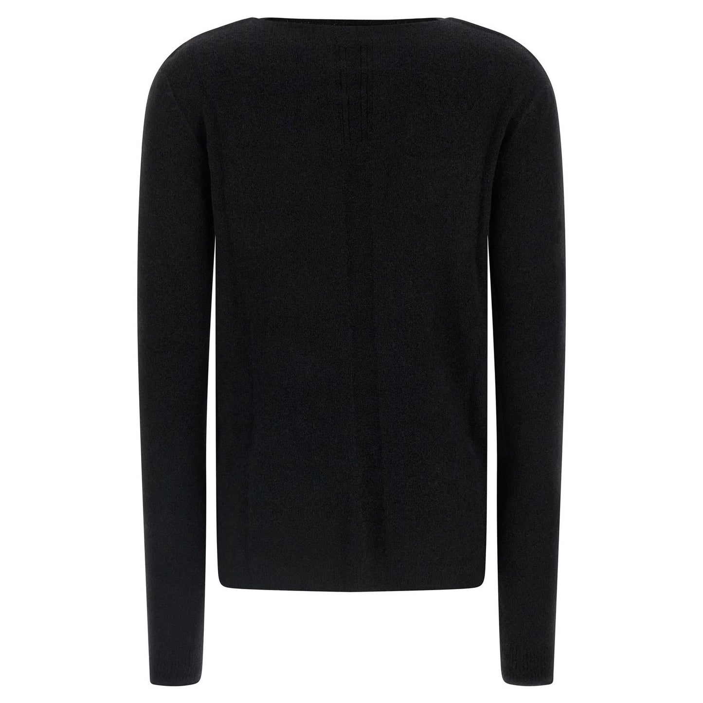 Rick Owens Black Wool Cardigan