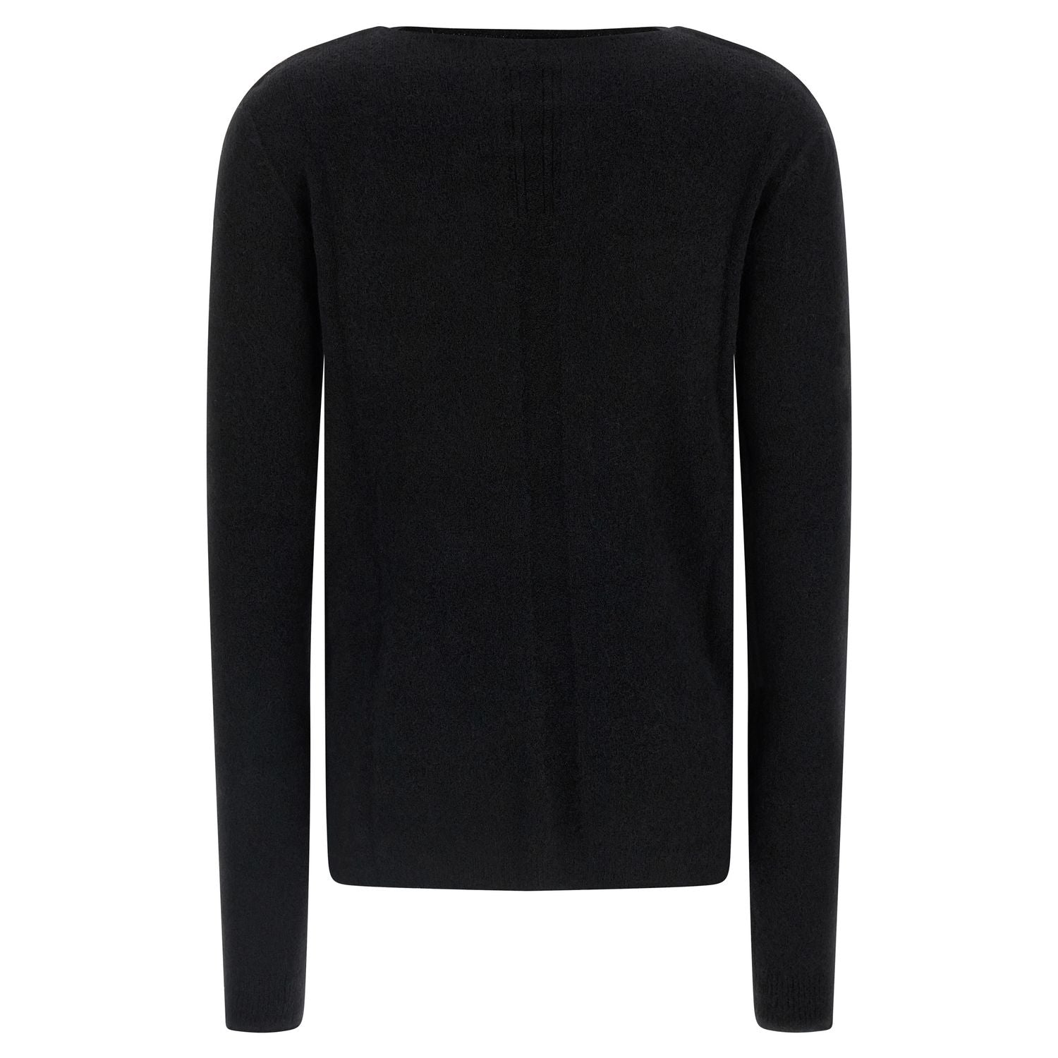 Rick Owens Black Wool Cardigan