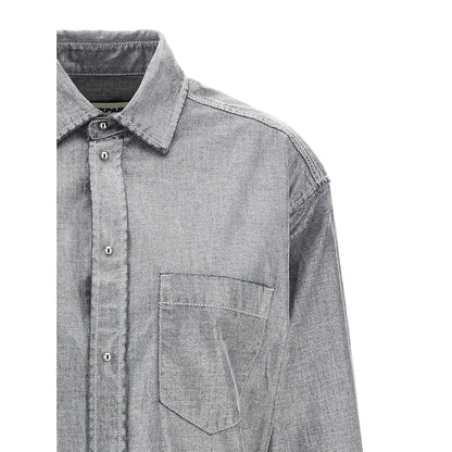 Darkpark Silver Cotton Blouse