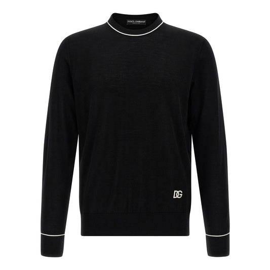 Dolce & Gabbana Black Marabou Cardigan