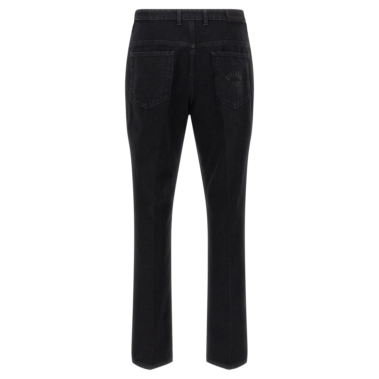 Givenchy Black Cotton Straight-Leg Jeans