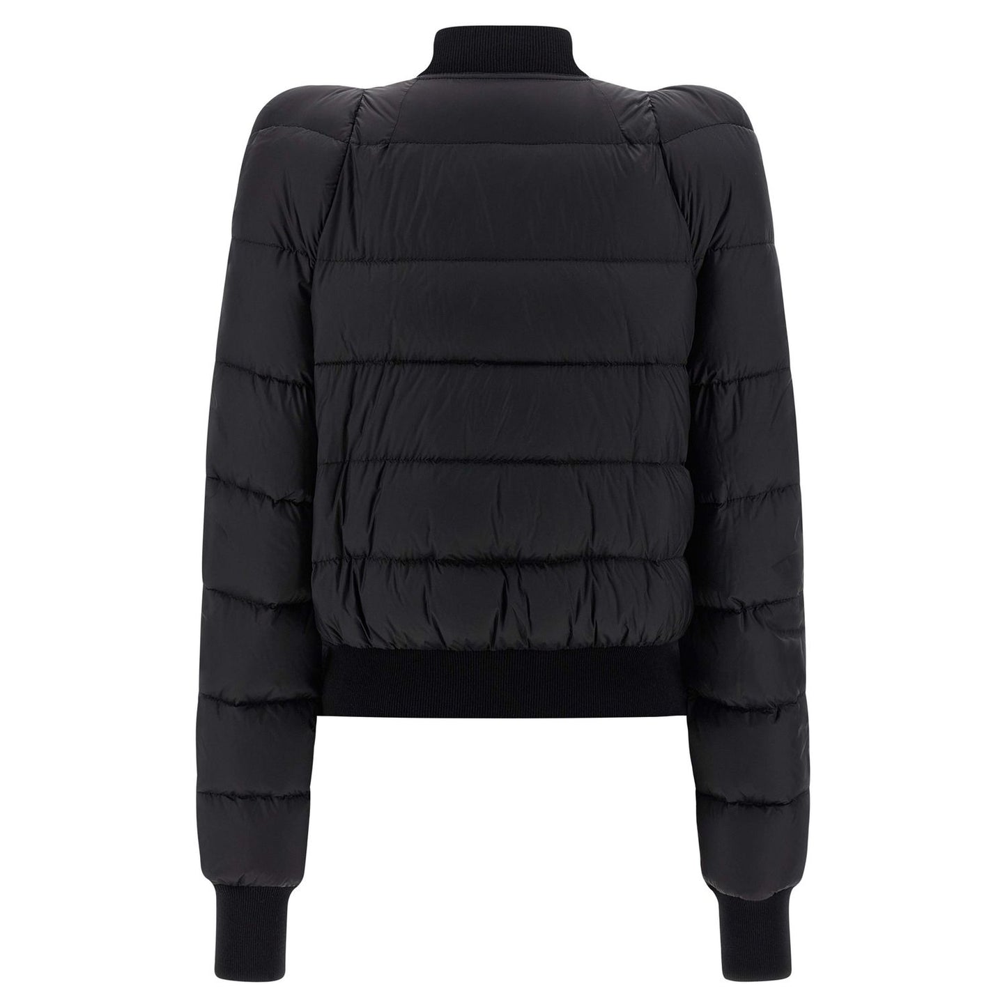 Rick Owens Black Nylon Bomber