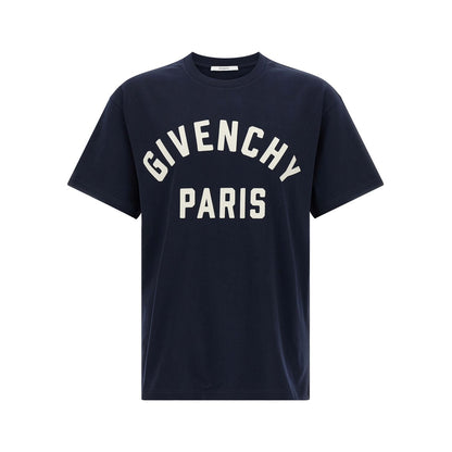 Givenchy Blue Cotton T-Shirt