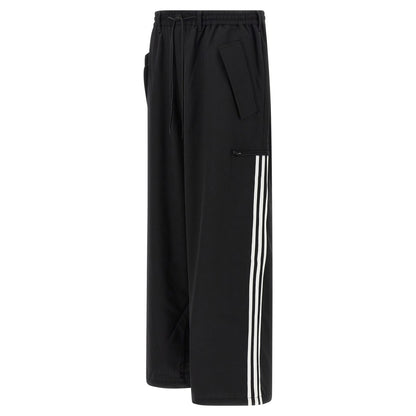 Y-3 Black Polyester Casual Pants