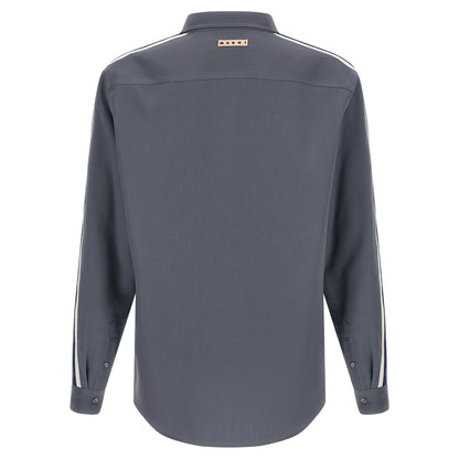 Marni Gray Virgin Wool Blouse