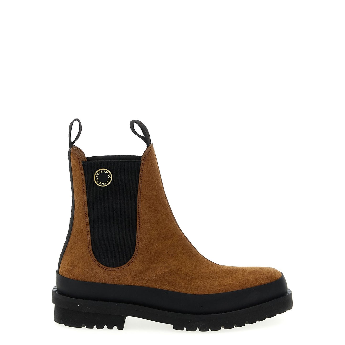 Stella McCartney Brown Viscose Ankle Boots