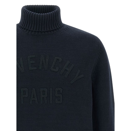 Givenchy Blue Cotton Cardigan