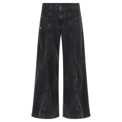 Diesel Black Cotton Jeans Denim