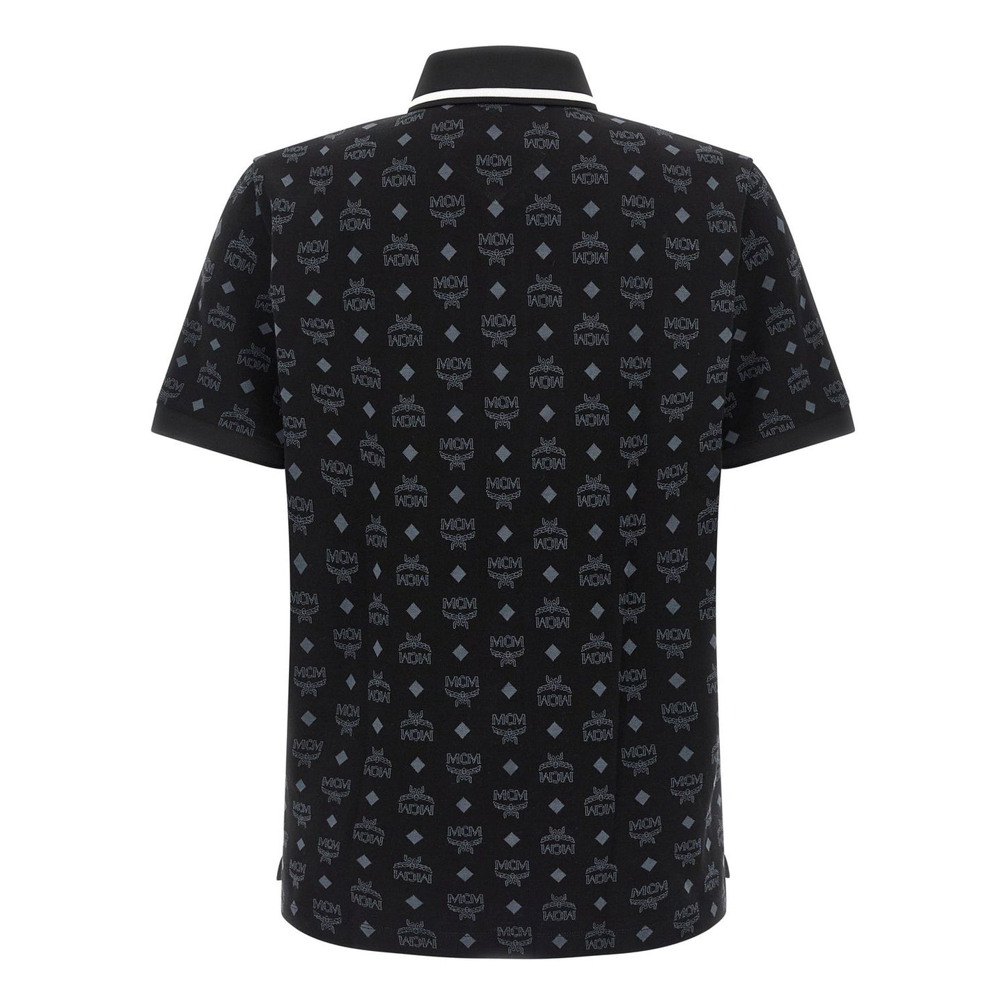 MCM Black Cotton Polo Shirt