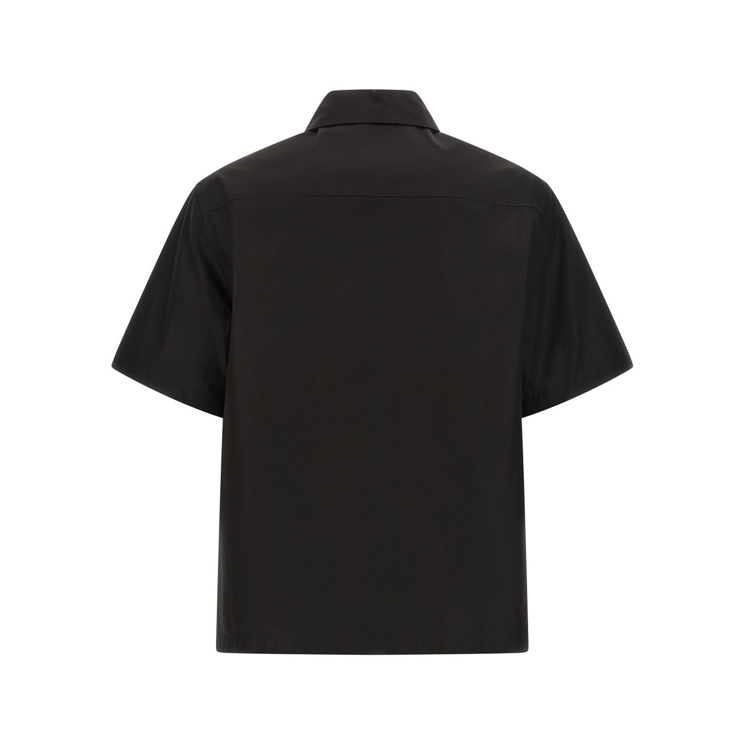 Jil Sander Black Cotton Blouse