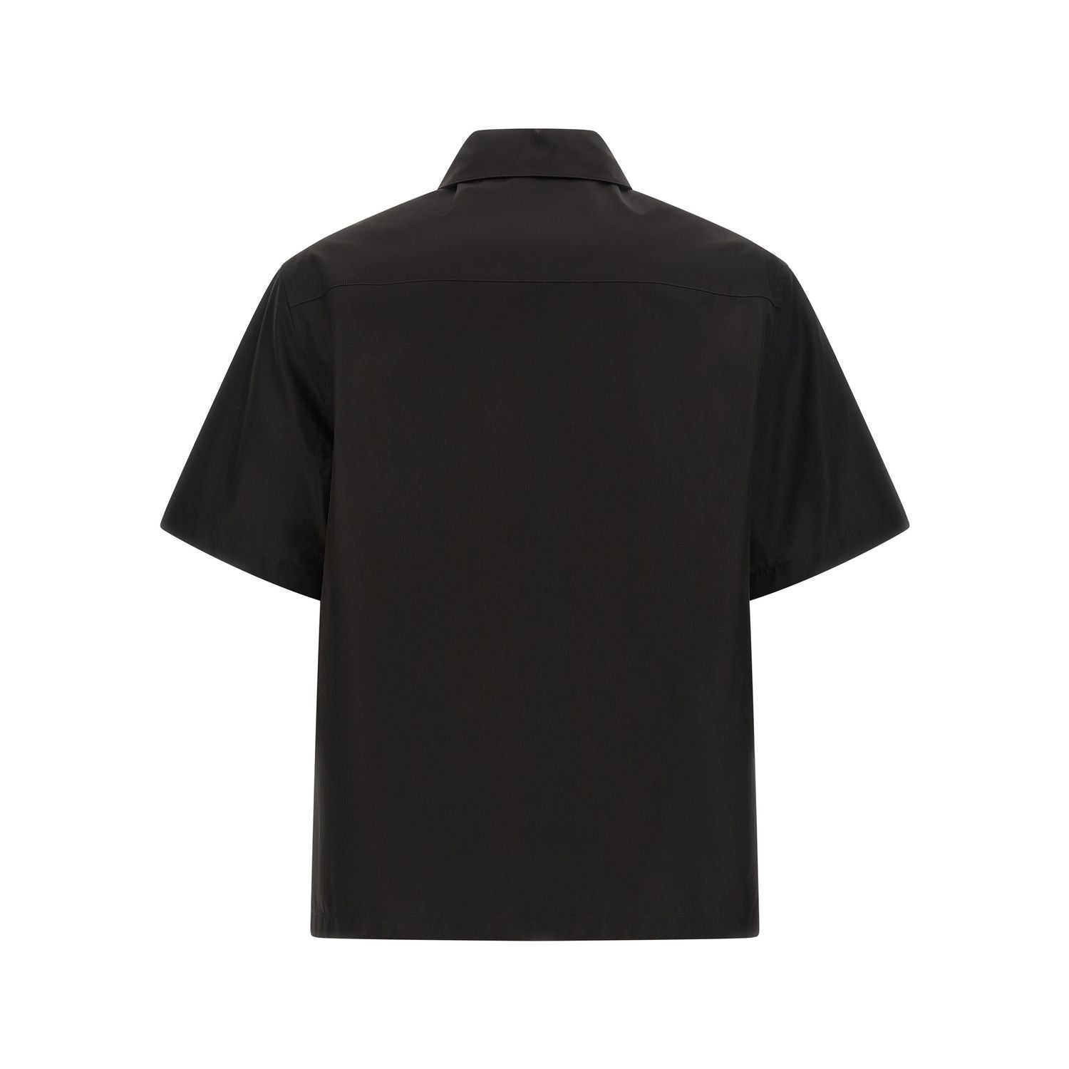 Jil Sander Black Cotton Blouse