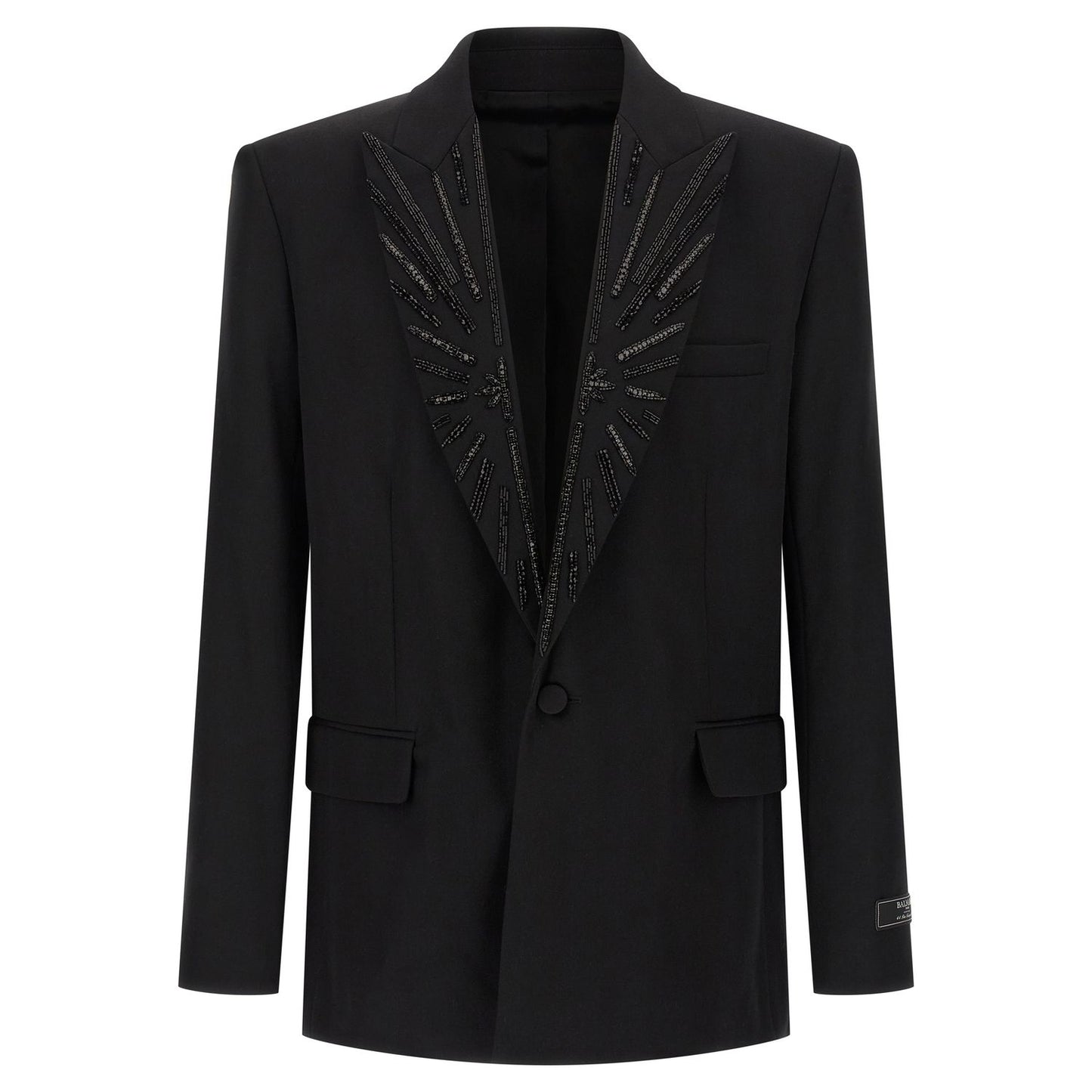 Balmain Black Virgin Wool Blazer