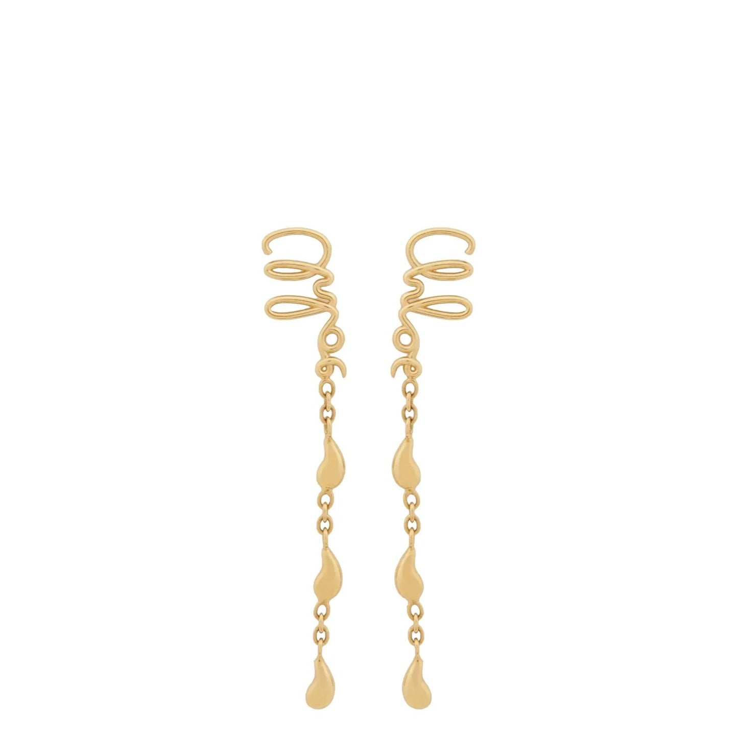 Chloé Gold Brass Earrings