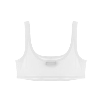 Versace White Cotton Bra