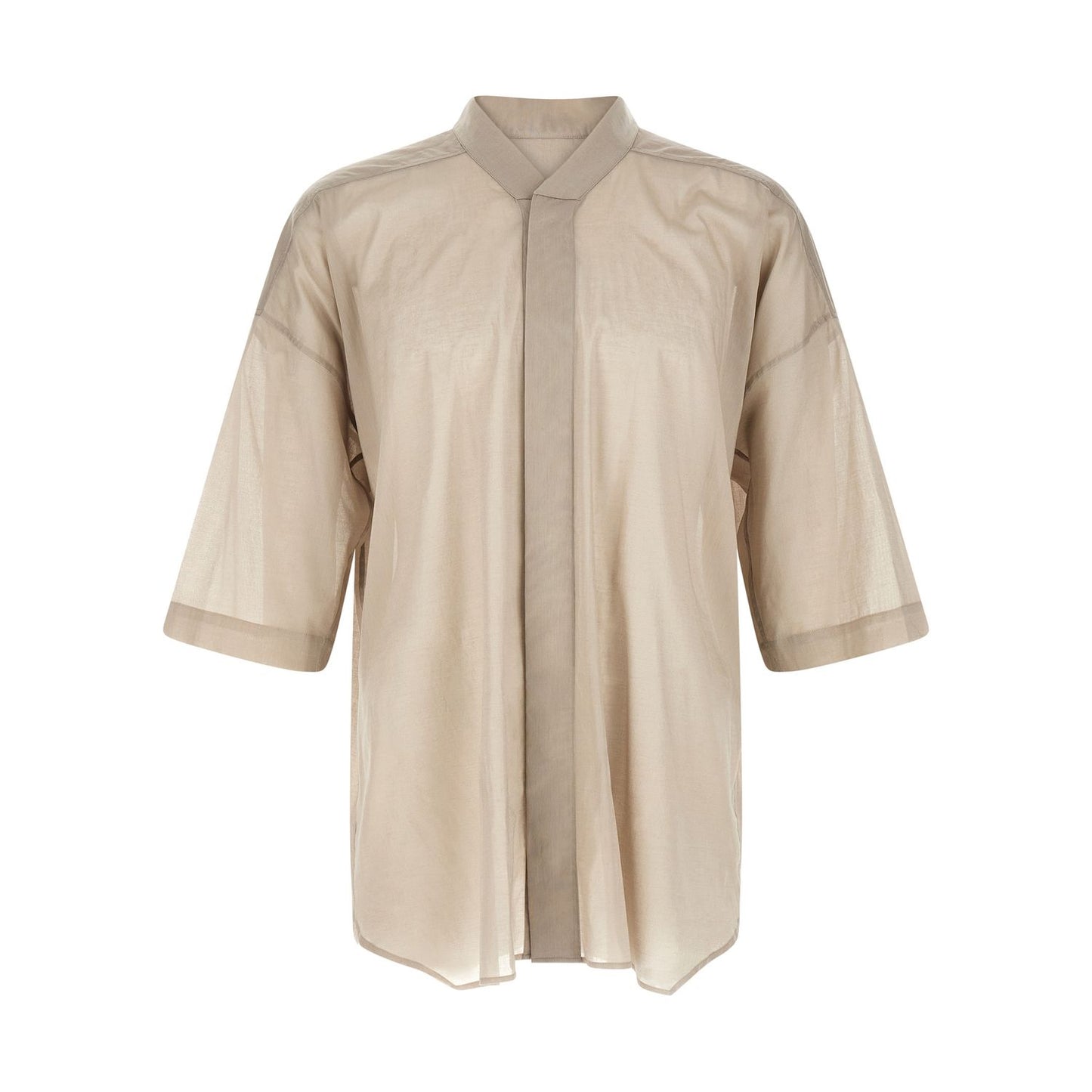 Rick Owens Gray Cotton Blouse