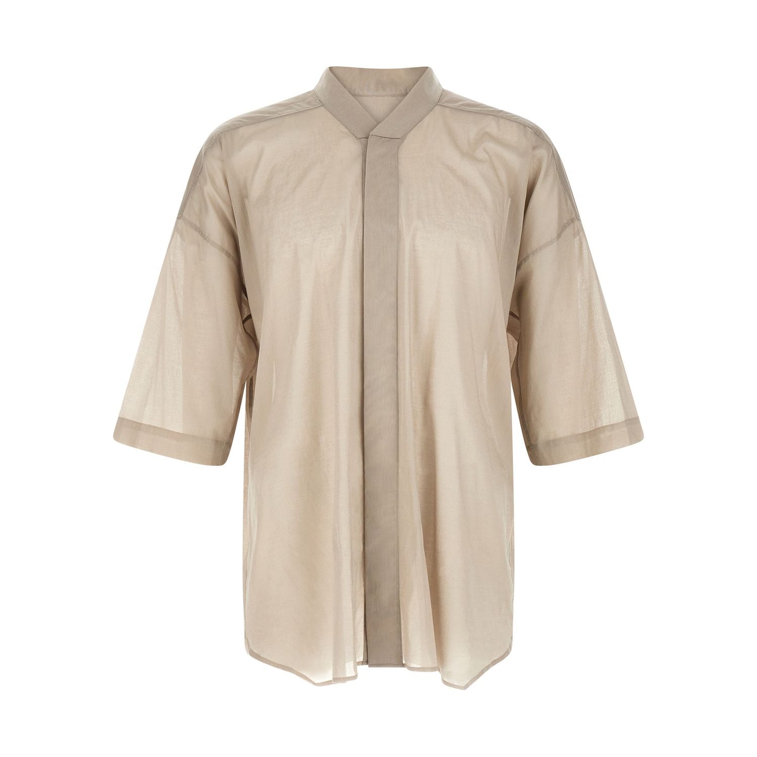 Rick Owens Gray Cotton Blouse