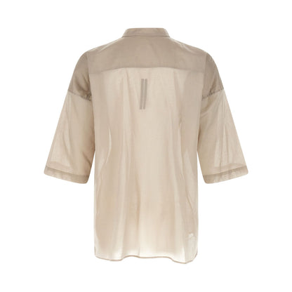 Rick Owens Gray Cotton Blouse