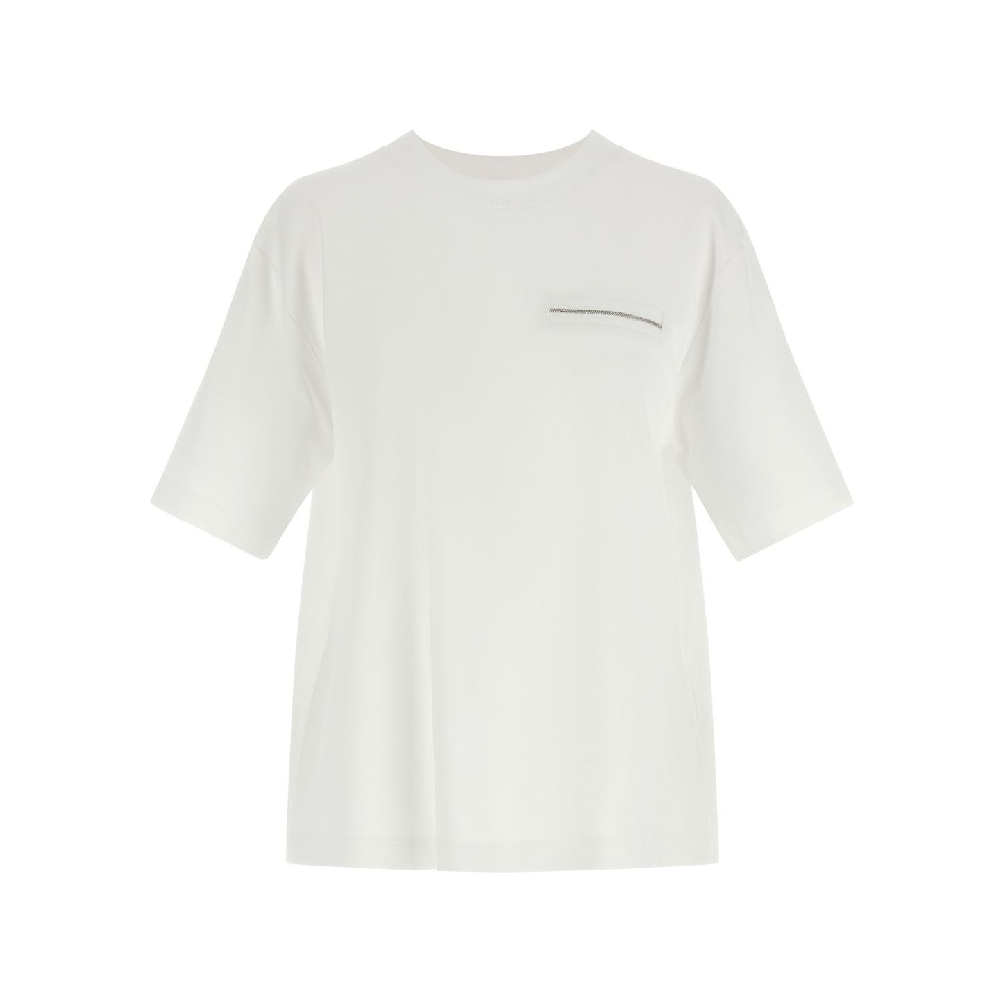 Peserico White Cotton T-Shirt