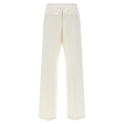 Peserico White Cotton Casual Pants