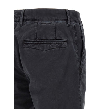 Incotex Blue Cotton Casual Pants