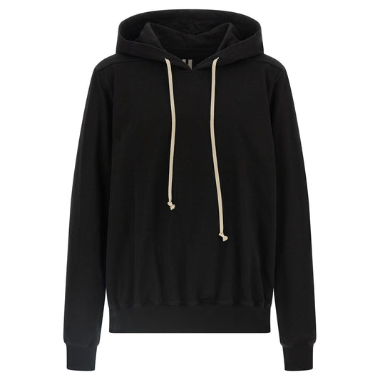 Rick Owens Black Cotton Sweatshirt