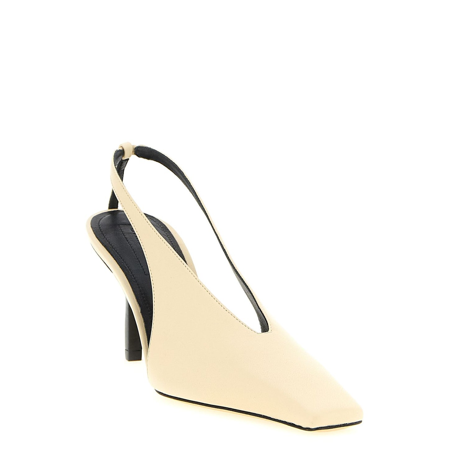 Armarium Beige Lambskin High Heel Pumps