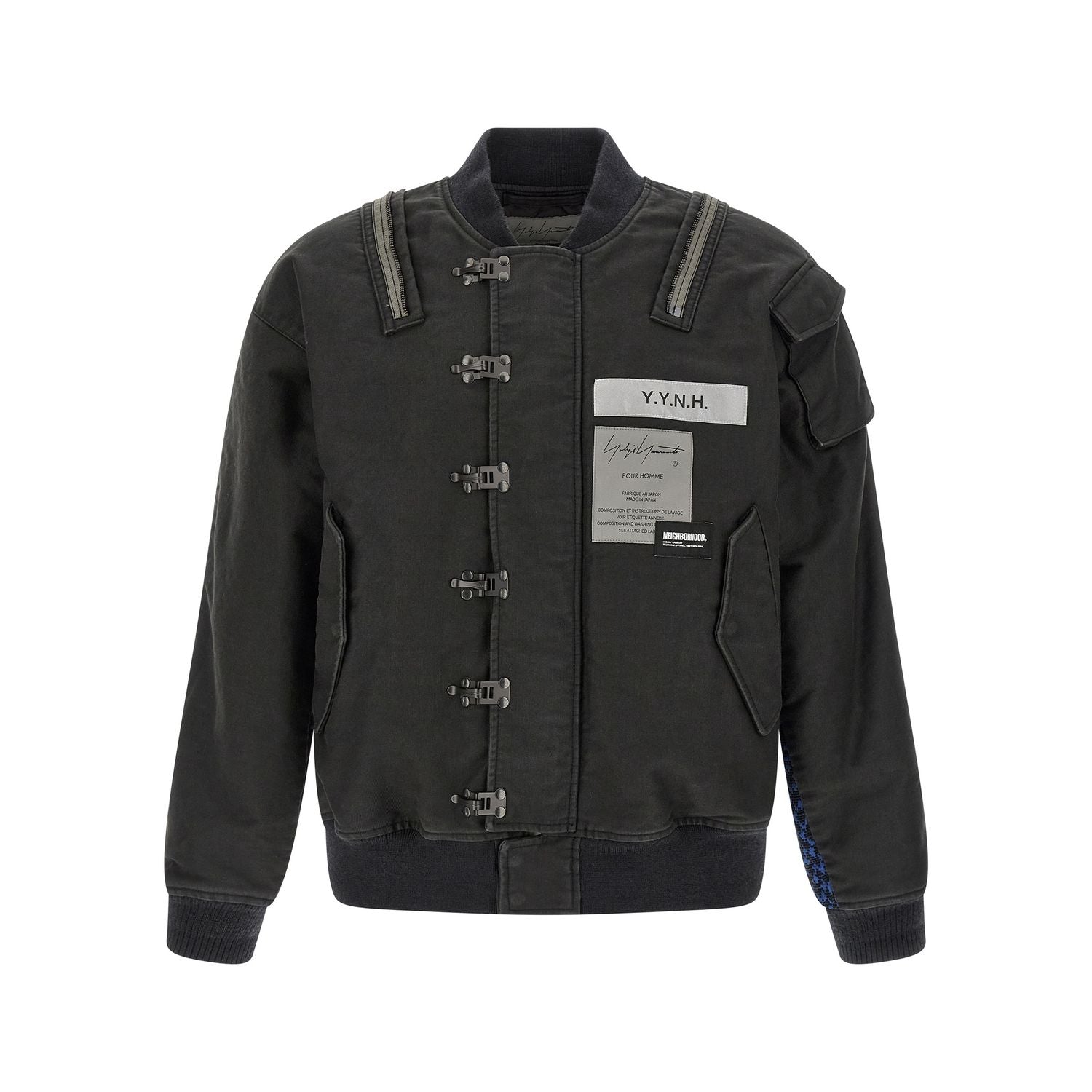 Yohji Yamamoto Black Cotton Bomber