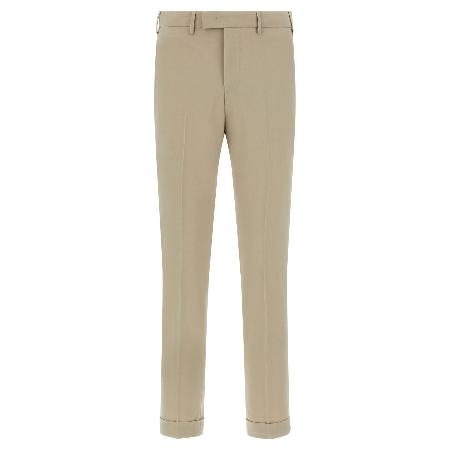 PT Torino Beige Virgin Wool Dress Pants
