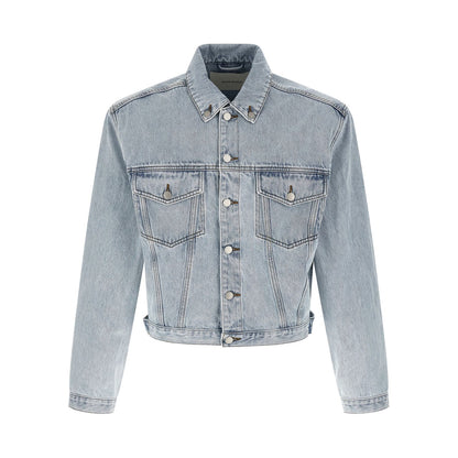 Entire Studios Blue Cotton Denim Jacket