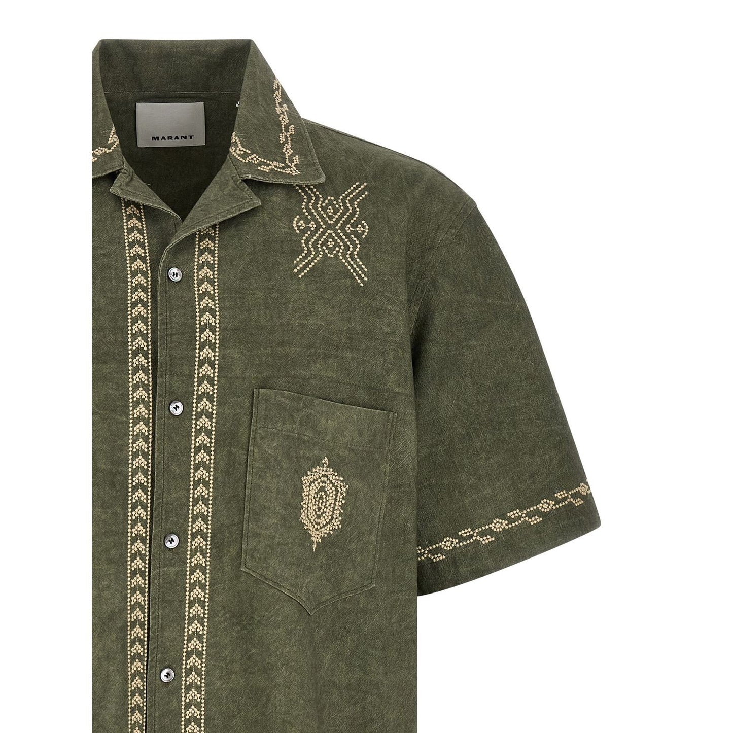 Isabel Marant Bicolor Cotton Blouse