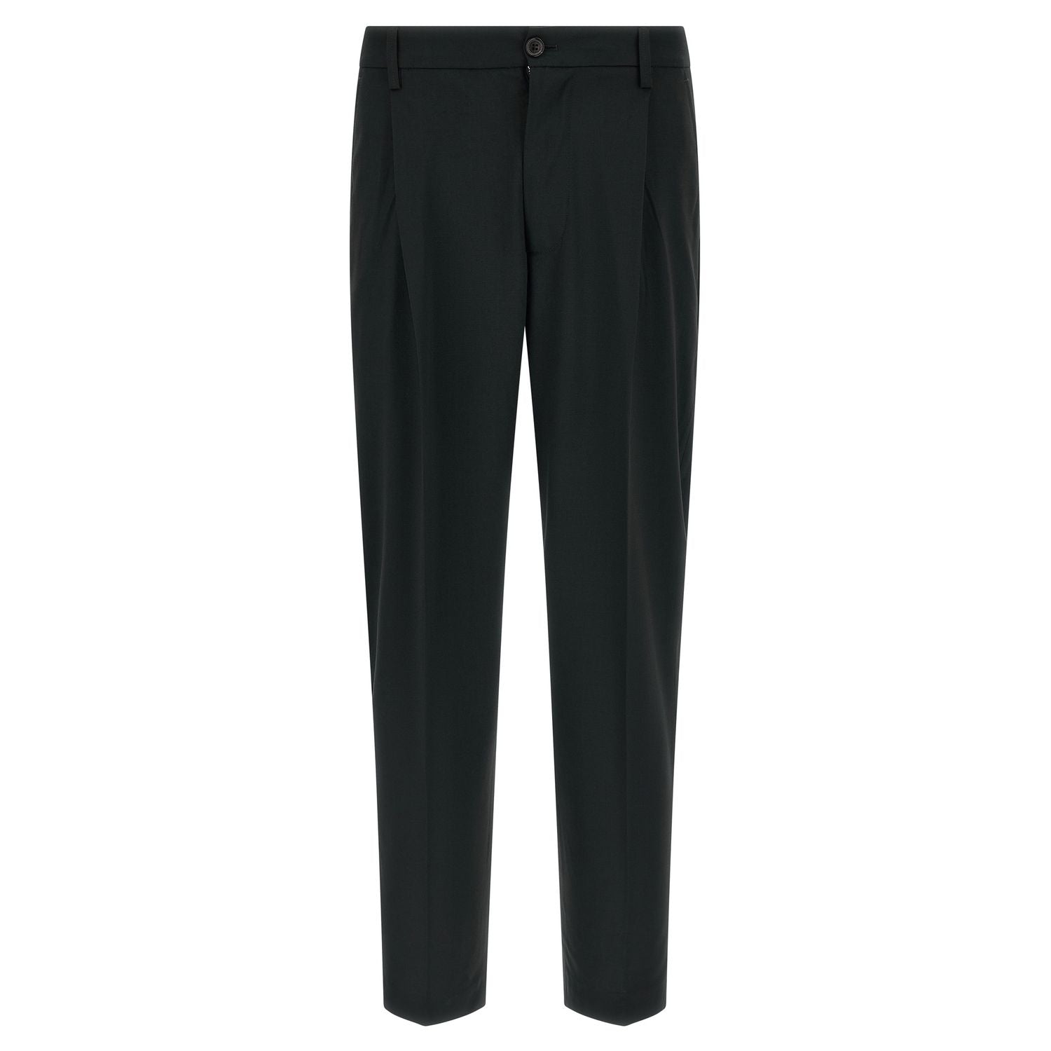 Department 5 Black Polyester Casual Pants
