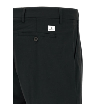 Department 5 Black Polyester Casual Pants
